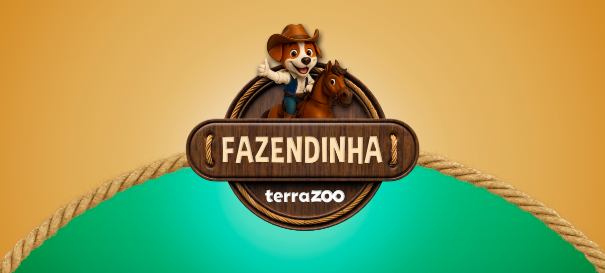 Marca do evento Fazendinha Terra Zoo 2025